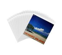 7" Resealable Record Outer Sleeves, 3 mils Thick Clear Professional Vinyl Record Storage Protector, Vinyl Record Outer Sleeves for EP Album Covers-7-2/5 x 7-2/5" + 1-1/5" Flap（50pcs）