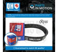 7 Rib Multi V Drive Belt fits VOLVO XC60 Mk2 2.0D 2019 on QH 31430737 32325010
