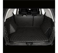 7 Seats Car Trunk Mats Auto Accessories Cargo Liner Car Boot Carpet For Kia For Mohave HM 2008-2018(Black with beige)