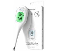7 Seconds Fast Reading Digital Thermometer for Baby Kids and Adults | Bigger Screen, Fever Alarm, Memory Recall, for Oral Rectal Underarm Bath Use