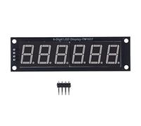 7 Segment LED Display Module 6 Digit 0.56 Inch Green Digital Tube for Clock Making Electronics DIY Projects Components