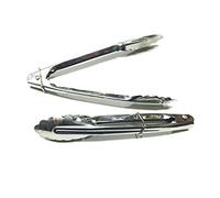 7" Set of 3, Stainless Steel Kitchen Tongs, for Cooking, Grilling and Serving (Pack of 3.)