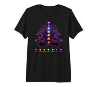 7 Seven Chakras Yoga Spiritual Body System Meditation White Premium T-Shirt
