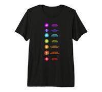 7 Seven Yoga Chakra Spiritual Body System Meditation Premium T-Shirt