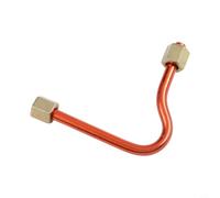7 Shaped Air Compressor Exhaust Pipe Replacement Made of Aluminum with Approx 130mm to 140mm Size Range (A)