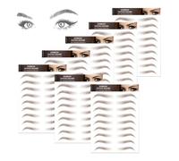 7 Sheets 63 Pairs Hair-Like Eyebrow Tattoo Stickers Waterproof Natural Fake Eyebrow Stickers Hair-Like Design Long Lasting for Women Girls Eyebrows Grooming Shaping Daily Makeup (Brown-2)