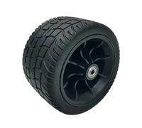 7" Shock Absorption Rubber Caster Wheel Smooth Rolling Bearing for Power Tools Workshop Mobility Air Compressor Replacement Wheel Rubber