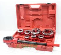 7 Size Pipe Threader Threading 3/8 to 2 Die Dies Set w/ Handle Ratchet by Generic