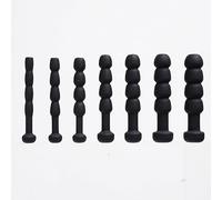 7 Sizes Hollow Catheters Urethral Sound Sex Toys Urethral Plug Silicone Short Urinary Dilator Urethra for Men (5+6+7+8mm)