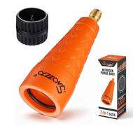 7 Sizes Nitrogen Purge Boot & PlumbingTool Kit,for 1/4” to 1-1/8” OD Tube | for ACR Purging and Brazing Refrigeration Tube,1/4” SAE Connector for AC & Refrigeration Tubing, for HVAC Brazing