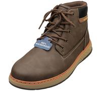(7) Skechers Garlan Deno Waterproof Mens Casual Boots in Chocolate