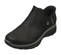 (7) Skechers Slip-ins Easy Going Vegan Womens Slip On Shoes in Black