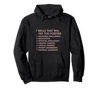 7 Skills That Will Pay You Forever AI Prompt Engineering Fun Pullover Hoodie