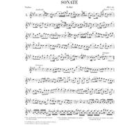 7 Sonatas for Violine and Basso Continuo violin and basso continuo Handel G. Hen