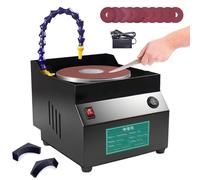 7-Speed Bench Grinder 150mm Wet Dry Sander Electric Knife Sharpener with Forward Reverse Switch Copper Motor For Metal Scissors Polishing
