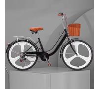 7 speeds hybrid bikes,low step-through frame city bicycle,tandem bicycles,rear cargo rack,comfort city commuter bikes with pedals,front and rear brakes,adjustable saddle handlebar