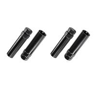 7 Spline Lug Nut Key 6 Spline Lug Nut Socket Removal Tool, 4 PCS Dual Hex Drive Aftermarket Wheel Lock Key Replacement
