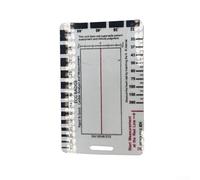 7-Step ECG Measurement Ruler for Portable Use in Classrooms Clinics and On-the-Go Cardiac Evaluation (ruler + card holder)