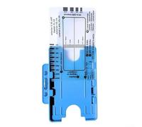 7 Step Interpretation Measurement Tool Clear Plastic Caliper for Easy Card Storage and Access (2pc-B)