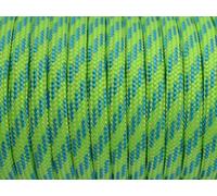 7 Strand Core 550lb Paracord Parachute Cord Lanyard Mil Spec Type III-100ft (Neon Green+Sky Blue(98#))
