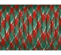 7 Strand Core 550lb Paracord Parachute Cord Lanyard Mil Spec Type III-100ft (Red+Green(47#))