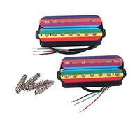7 String Electric Guitar Pickups Double Coil With Screws And Storage Box Colored Electric guitar pickup