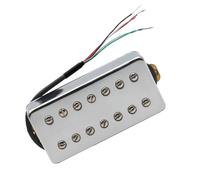 7 String Guitar Humbucker Chrome Pickup Slotted Screw Coil Splitting For Electric Guitar Pickups Set (Color : Bridge)