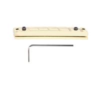 7 String Guitar Nut Brass Metal Instrument Nut Replacement for LP Style Electric Guitars, Adjustable String Height and Tone Control, Compatible with Les Paul Type Guitars