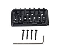 7 String Hard Tail Fixed Guitar Bridge With Screws & Wrench Top Load Tailpiece For Precisions Electric Instrument Electric Guitar Part Replacement And Hardware Accessories