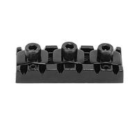 7 String Locking Nut for Floyd Rose Tremolo, Black | Zinc Alloy Construction, Includes Wrench and Screws, Enhances Tuning Stability, Restores Original Playability