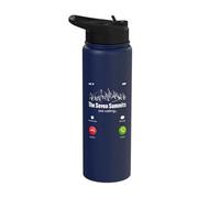 7 Summits Incoming Call Funny Climbing Hiking Stainless Steel Insulated Water Bottle