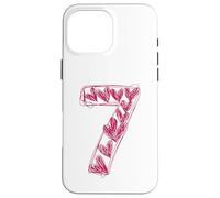 7 Sweet 67 Hand-Drawn Hearts Cute Girls Kids Family Matching Case for iPhone 16 Pro Max