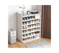 (7-Tier, 62cm W) Modern Shoe Rack for Entryway