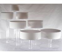 7 Tier Clear Cascade Wedding Cake Stand