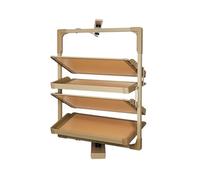 7-Tier Height-Adjustable Shoe Rack, 360° Rotating Shoe Organizer for Entryway, Space-Saving Pull-Out Storage for Mudroom & Closet