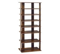 7-Tier Industrial Shoe Rack Shoe Storage Tower Shoe Shelf Organizer