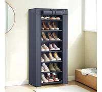 7-Tier Shoe Organiser with Cover