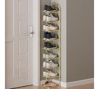 7-Tier Shoe Rack - Space-Saving Contemporary Shelf for Entryway, Hallway, and Home Shoe Storage Solution, Maximize Storage & Declutter Your Space