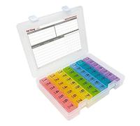 7 Times a Day Weekly Pill Box Organizer Case, Secure 7X Pillbox with Medication Schedule, Includes Premium Lifetime Subscription to Medisafe App (7 Time-a-Day)