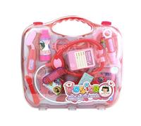 7-tlg. Kid's Doctor Toy Set With Carry On & Realistic Play For Children 2er Herd (27. 5X24. 5X6CM)
