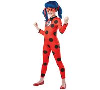 (7 to 8 years (122 to 128 cm)) Miraculous Ladybug costume and mask for girls