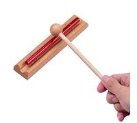 7 Tone Chime Bell, Tabletop Chimes Meditation Colorful Wind Bell Educational Musical Percussion Instrument with Mallet for Prayer Eastern Energies Music Classroom (1-Tone)