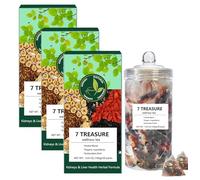 7 Treasure Wellness Tea,Ginseng 7 Treasure Kidney Tea,Formula Ginseng Seven Treasure Tea Bags,Chinese Liver Care Teas,Natural Organic Kidney Cleanse DetoxTea for Women & Men (3)
