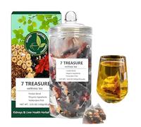 7 Treasure Wellness Tea,Ginseng 7 Treasure Kidney Tea,Formula Ginseng Seven Treasure Tea Bags,Chinese Liver Care Teas,Natural Organic Kidney Cleanse DetoxTea for Women & Men (1)