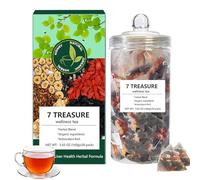 7 Treasure Wellness Tea,Ginseng 7 Treasures Kidney Tea,Formula Ginseng Seven TreasureTea Bags, Chinese Liver Care Teas,Nourishing Herbal Teas for Women Men (1)