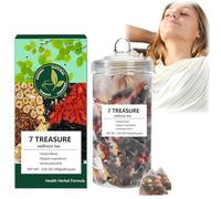 7 Treasure Wellness Tea,Natural Formula Gins/Eng Seven Treasure Tea Bags,Nourishing Liv/Er Tea,Gins/Eng 7 Treas-ure Kid/Ney Te-a,Chinese Li/Ver Care Teas for Adults,Organic Kid/Ney Cleanse De/Tox Te-a