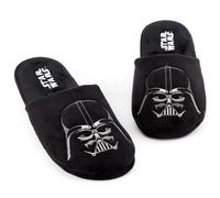 Star Wars Mens Dark Side Darth Vader Slippers - Black - 7 UK-8 UK - Black
