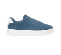 (7 UK, Aegean Sea) Tommy Hilfiger Mens Court Suede Flat Trainers