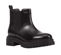 (7 UK, Black) Geox Womens/Ladies D Iridea B Leather Ankle Boots