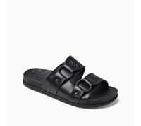 (7 UK, Black Night) Reef Womens Cushion Vera Cruz Vegan Leather Summer Flip Flops Slide Sandals